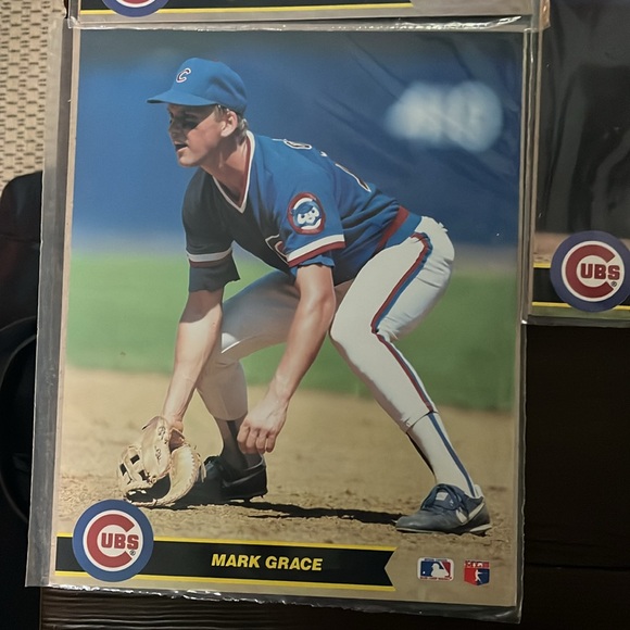 CMC Major League Baseball Action Photos Series No 2 Chicago Cubs 5 photos - Picture 3 of 9